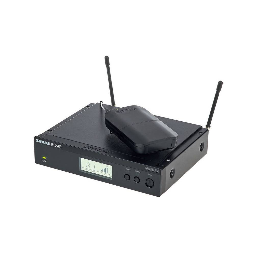 Shure BLX14RE/P31-H8E (518-542 MHz) draadloze headset rackversie