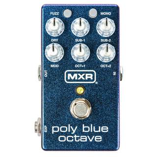 MXR M306 Poly Blue Octave pitch-shifter met optionele fuzz en modulatie