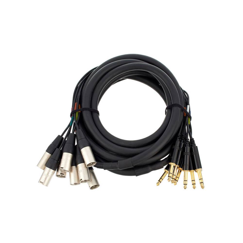 Cordial CML8-0MV5C Intro multikabel 8x XLR male - 8x 6.3mm TRS jack 5m