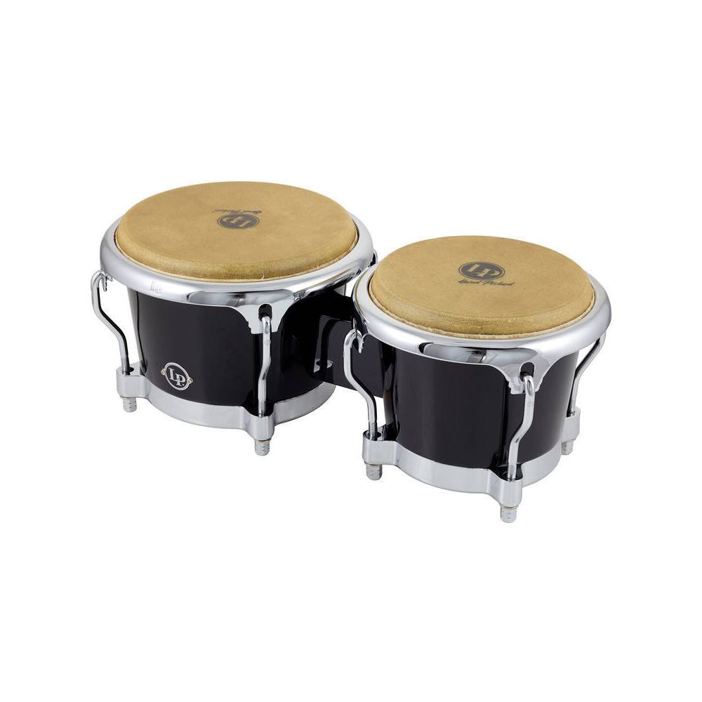 Latin Percussion LP200XFBK Fiberglass Comfort Curve II Rims Chrome