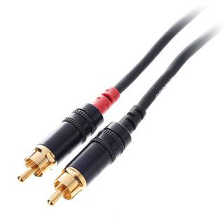Cordial CFY3WCC-LONG Intro verloopkabel 3.5mm TRS jack - 2x RCA 3m zwart