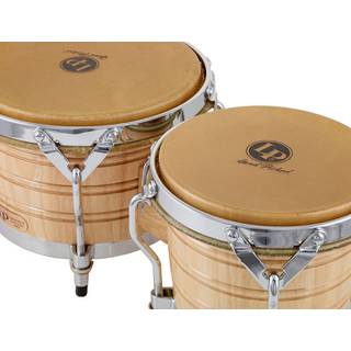 Latin Percussion LP201A3 Generation III Wood Bongos Chrome