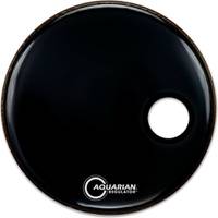 Aquarian Regulator small offset zwart bassdrumvel 18 inch