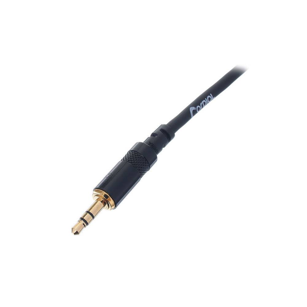 Cordial CFM1.5WV Intro verloopkabel 3.5mm TRS jack - 6.3mm TRS jack 1.5m