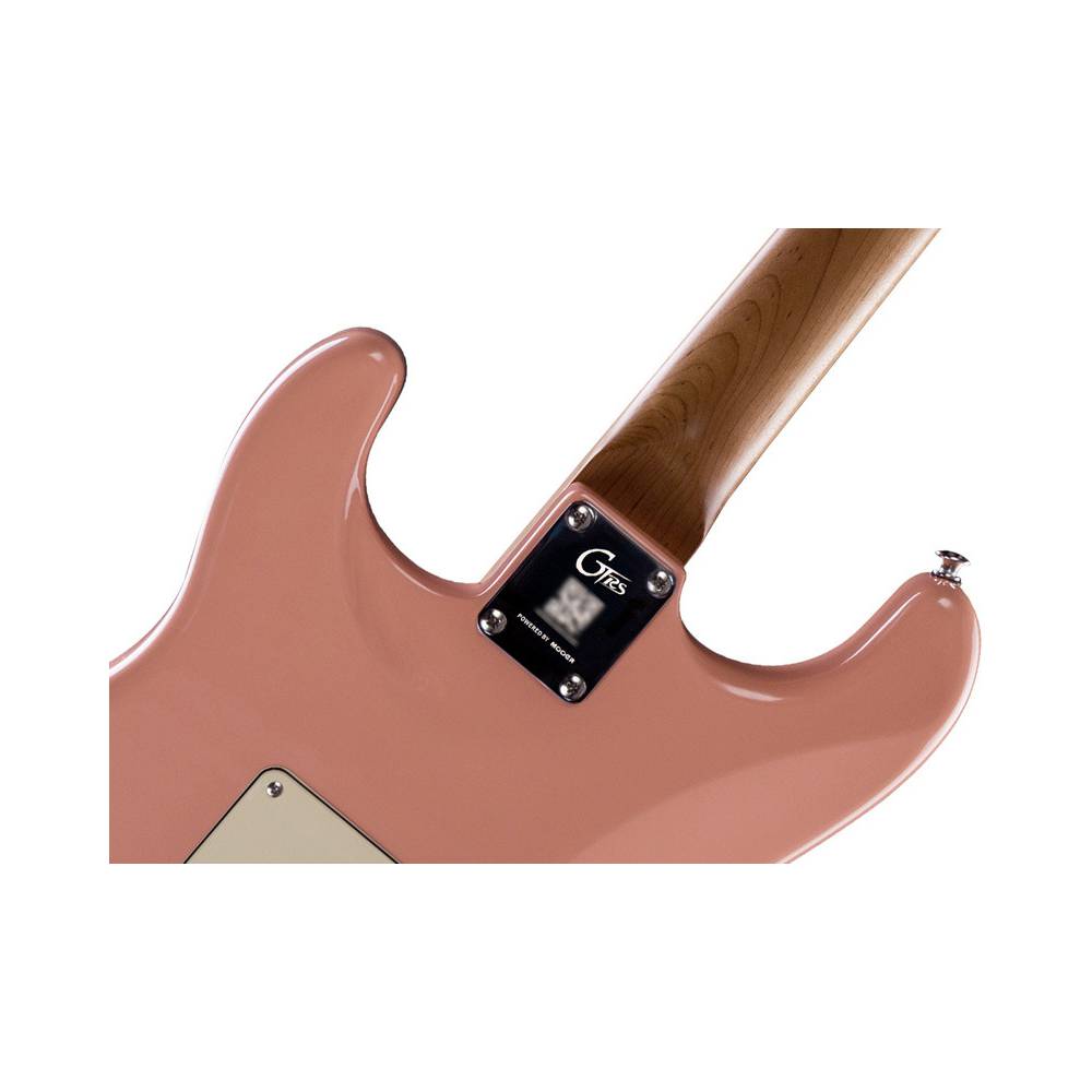 Mooer GTRS Guitars Professional 800 Flamingo Pink Intelligent Guitar met gigbag