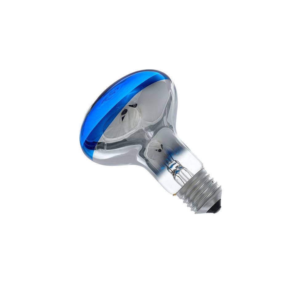 Omnilux R80 230V 60W E-27 reflectorlamp blauw