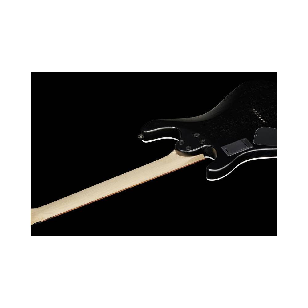 Cort KX300 Etched Black Red met EMG RetroActive Super 77 en sand blasted top