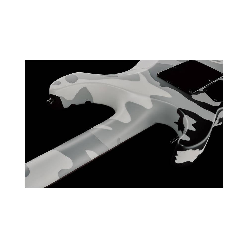 ESP E-II M-II Neck Thru Urban Camo met koffer