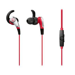 Audio Technica ATH-CKX5iS in-ear oordopjes rood