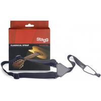 Stagg SNCL001BK draagband voor klassieke gitaar