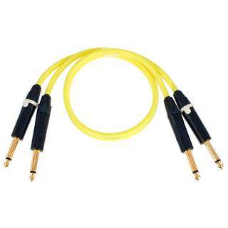 Cordial CEON DJ PLUG 0.6 Y 6.3 mm TS jack kabelset 60 cm