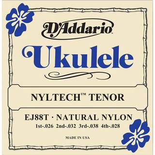 D'Addario EJ88T Natural Nylon Nyltech Tenor Ukulele