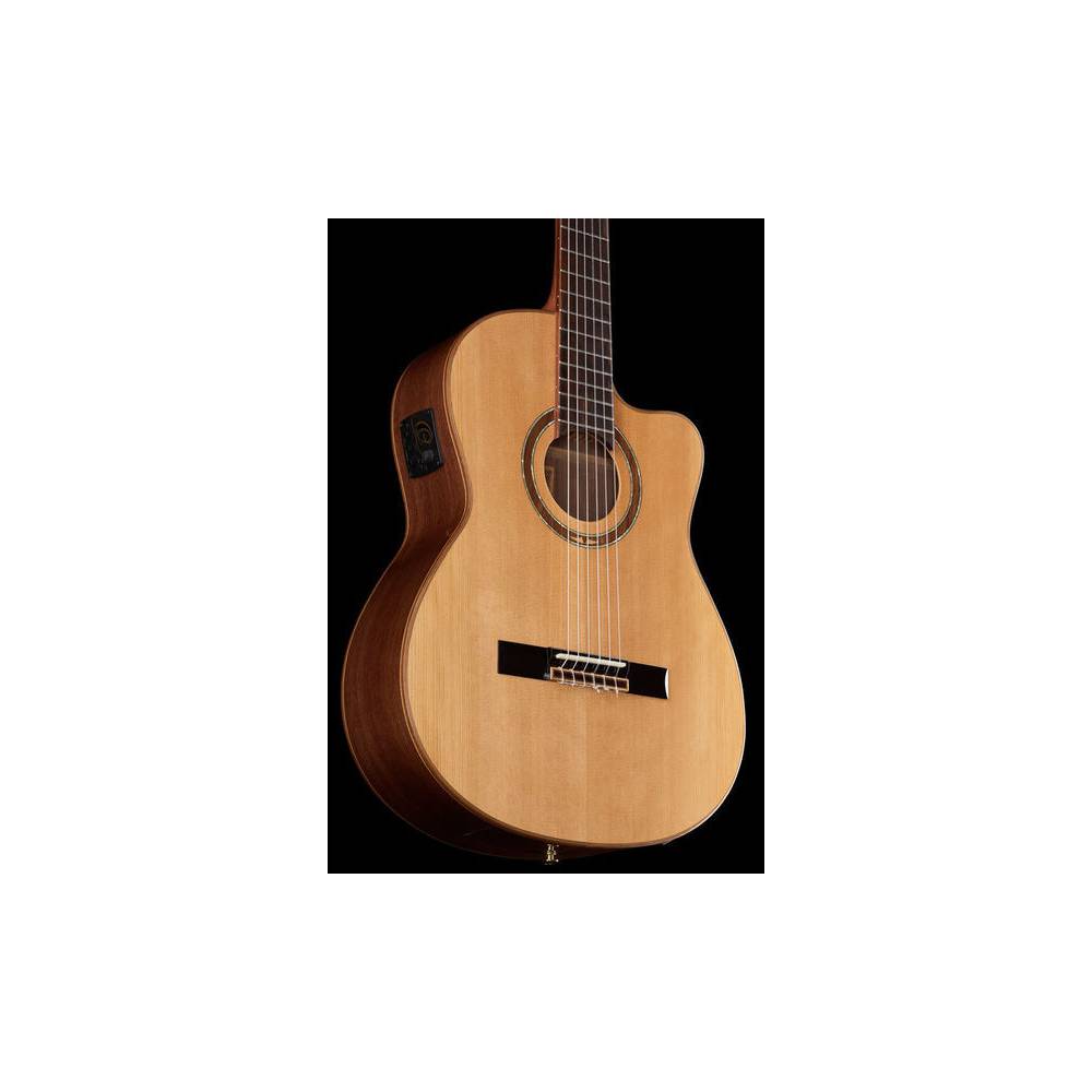 Ortega Feel Series RCE158SN Slim Neck naturel met gigbag