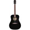 Fender CD-60 V3 Black WN akoestische westerngitaar met koffer