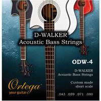 Ortega ODW-4 snarenset akoestische short scale basgitaar