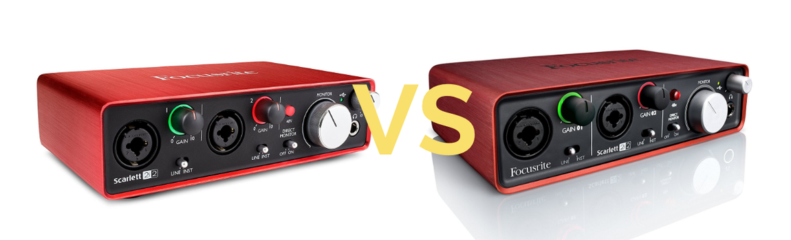 Focusrite Scarlett 2i2 first and second generation, why?
