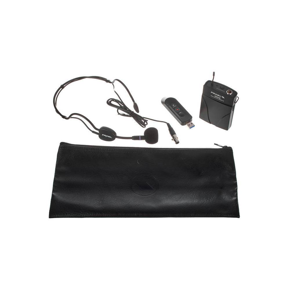 Proel U24B USB draadloos headset systeem (2.4 GHz)