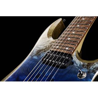 Ibanez RGD7521PB Deep Seafloor Fade Flat 7-snarige elektrische gitaar