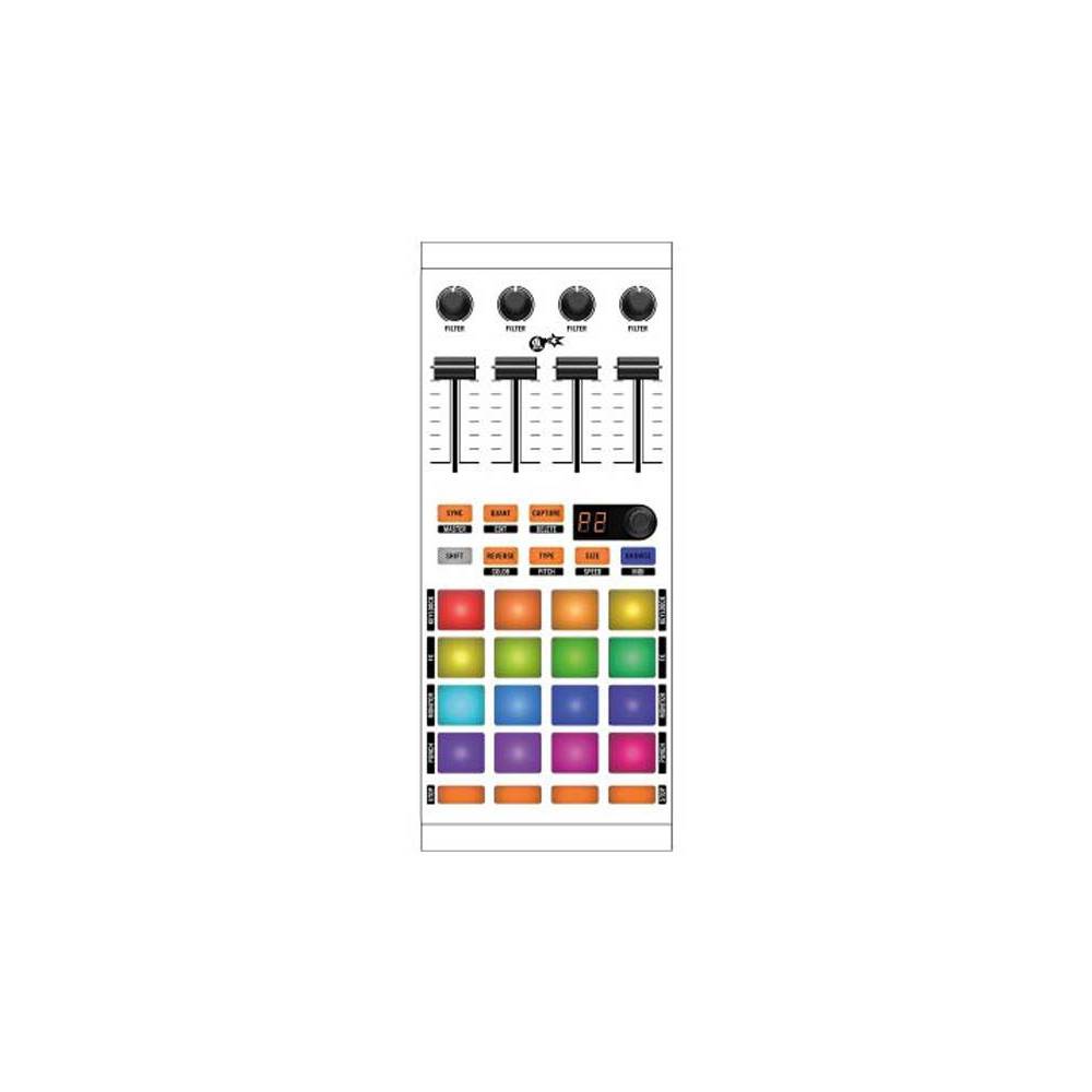 DJ-Skins Native Instruments F1 Skin White