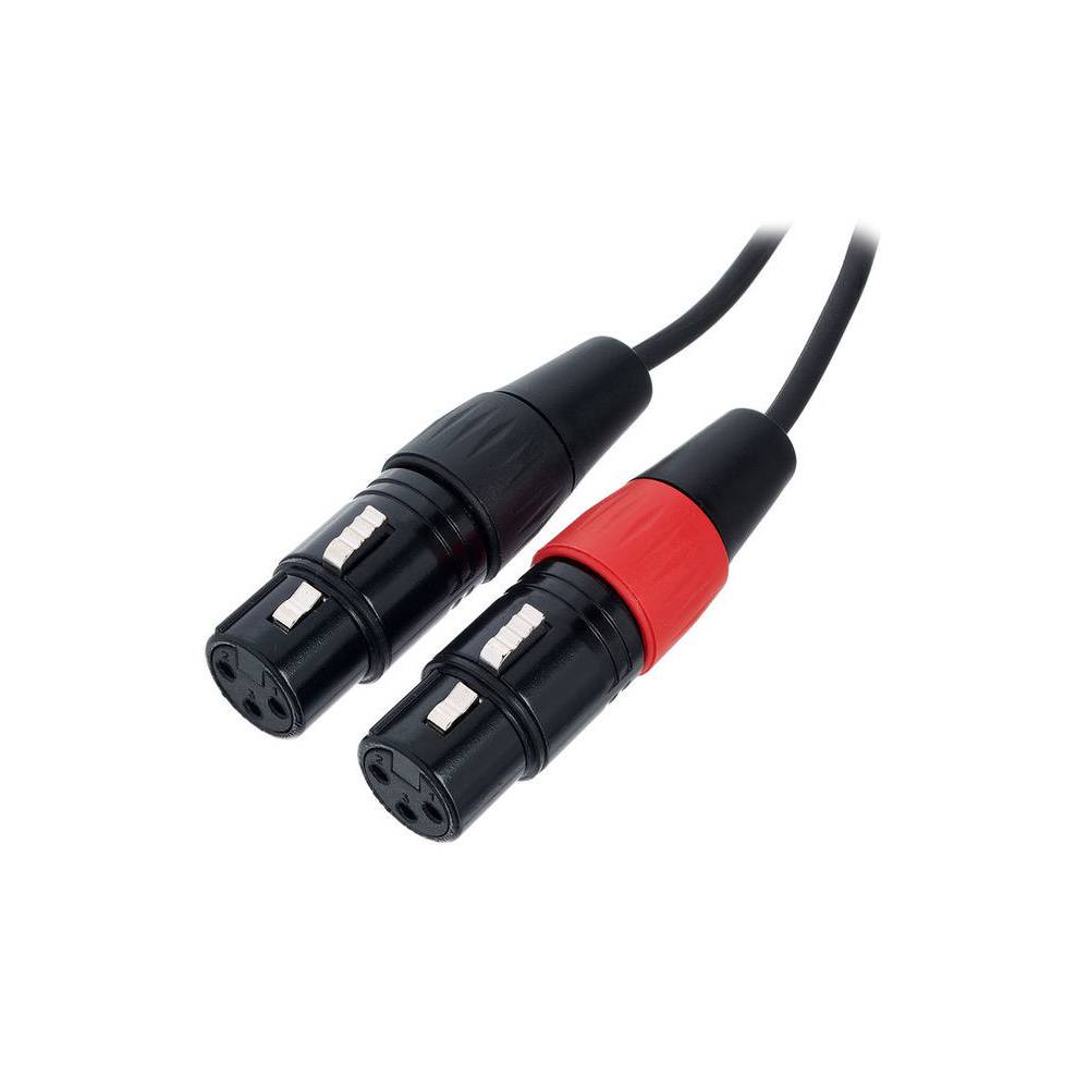 Cordial EU3FC Elements verloopkabel 2x XLR female - 2x RCA 3m