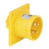 PCE CEE 16A 4-polige inbouw socket male geel