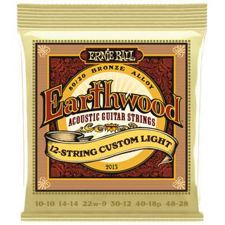 Ernie Ball 2013 Earthwood 12-String Custom Light 80/20 Bronze (010-048) snarenset voor 12-snarige akoestische westerngitaar