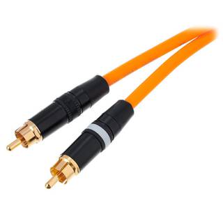 Cordial DJ-RCA0.6O CEON 2x RCA kabel 60 cm, oranje