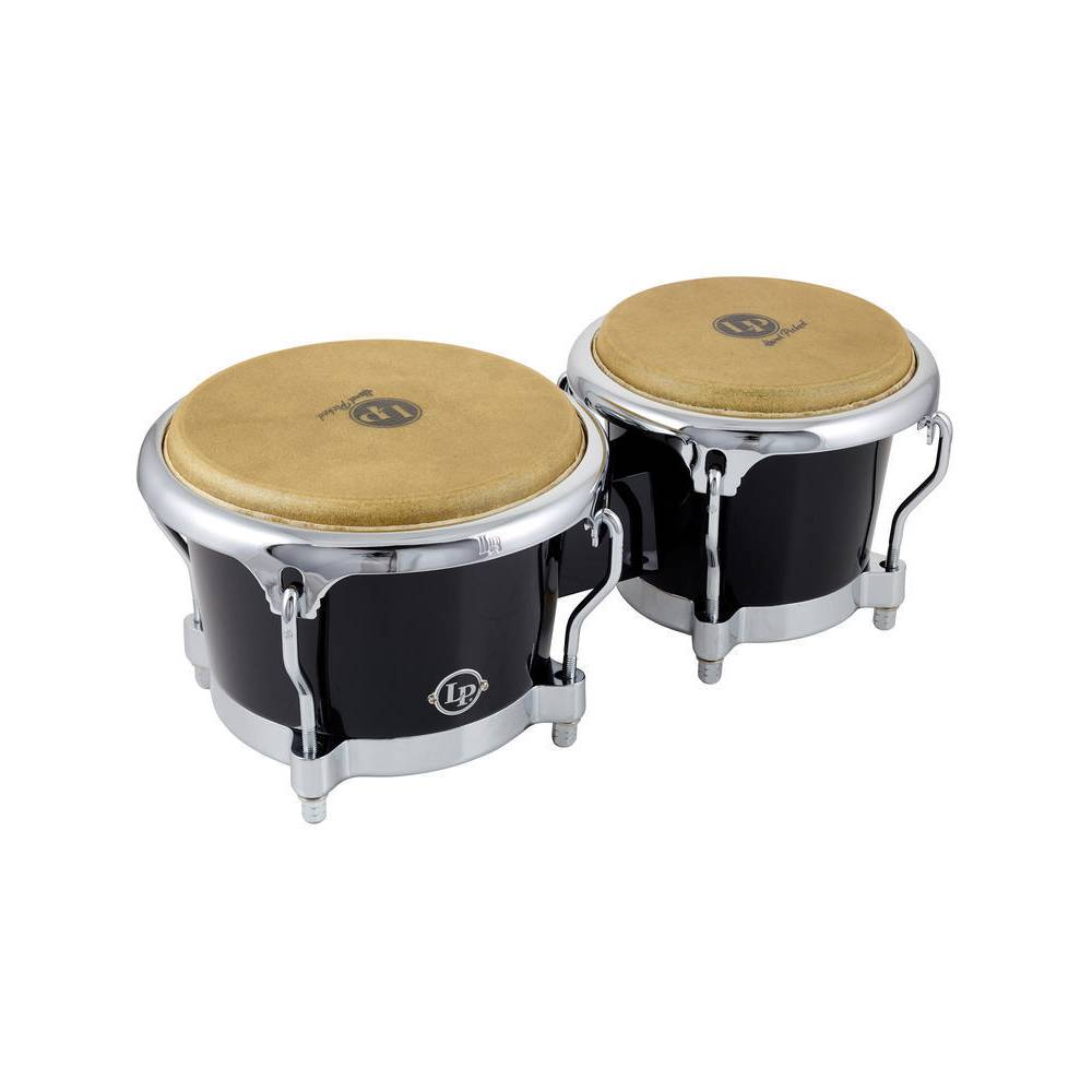 Latin Percussion LP200XFBK Fiberglass Comfort Curve II Rims Chrome