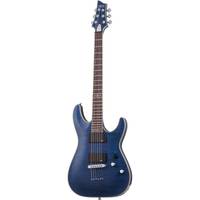 Schecter C-1 Platinum See Thru Midnight Blue Satin elektrische gitaar