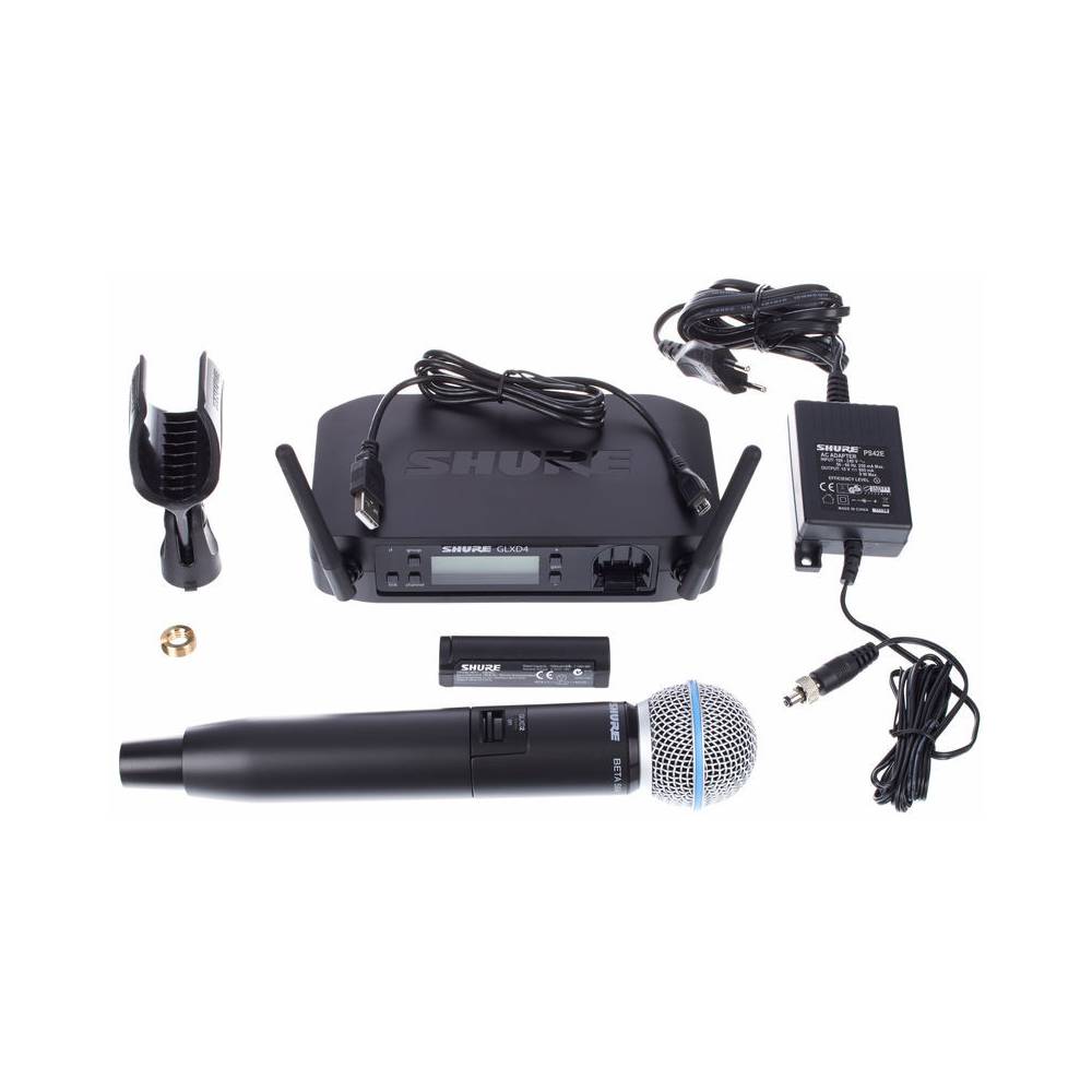 Shure GLX-D24-Beta 58A Digitaal draadloos microfoonsysteem