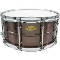 WorldMax 14x6.5 inch Brushed Red Copper Brass Shell snaredrum