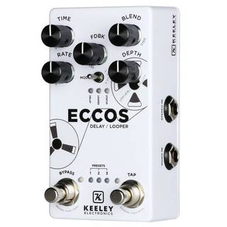 Keeley Eccos Delay / Looper studiokwaliteit stereo delay met tape flanged modulation