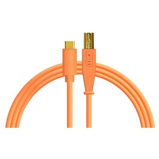Dj TechTools Chroma Cable straight USB-C 1.5 m neon oranje