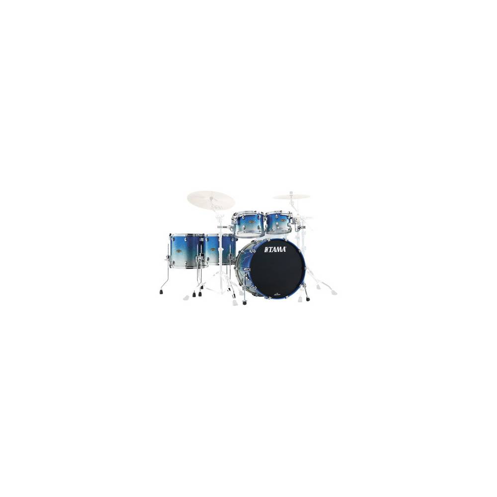 Tama WBS52RZS-MBI Starclassic Walnut/Birch 5-delige ketelset Molten Blue Ice