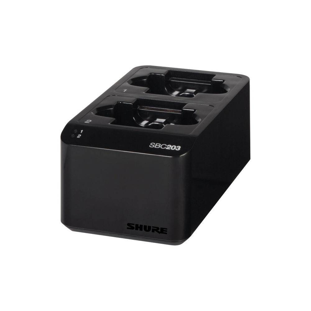 Shure SBC203 dubbele SLXD acculader