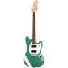 Squier FSR Bullet Mustang HH Competition Sherwood Green with Olympic White Stripes elektrische gitaar