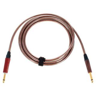 Cordial CSI3PP-METAL-SILENT ENCORE 6.3 TS jack recht silent - 6.3 TS jack recht kabel 3m