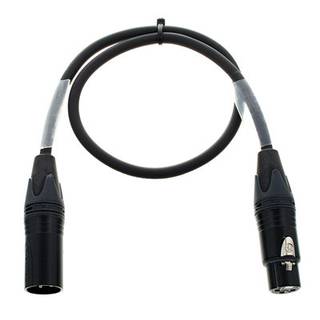 Cordial CPD0.5FM DMX XLR male - XLR female 3-pins lichtkabel 0.5 meter
