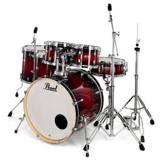 Pearl DMP926S/C261 Decade M. Gloss Deep Red 6-delig drumstel