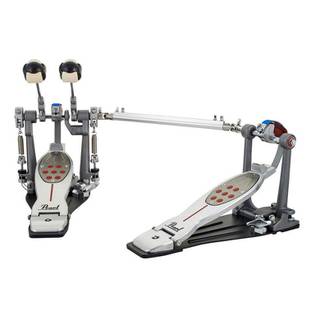 Pearl P-2052BL Red Line Double Pedal Belt Drive Lefty