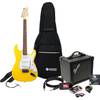 Fazley FST118YL gele elektrische gitaar starterset met versterker