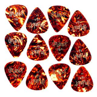 Dunlop Celluloid Shell Heavy 12-pack plectrumset