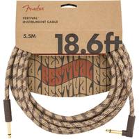 Fender Festival Cables Brown R/A instrumentkabel 5.5m