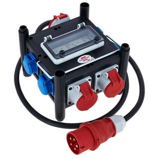 Brennenstuhl Komp. 1153690400 stroomverdeler rubber 3x CEE voor buitengebruik 2m