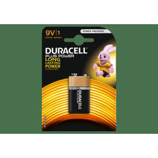 Duracell Plus Alkaline 9V 1x blister