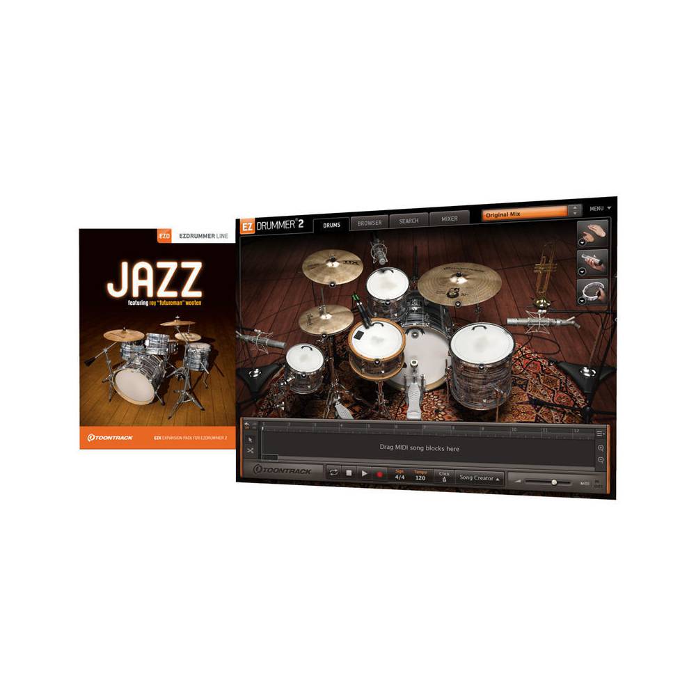 Toontrack EZX - Jazz uitbreiding voor EZdrummer