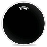 Evans B10ONX2 10 inch Onyx tom snare timbale drumvel Black