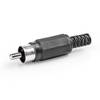 Nedis CAVC24905BK RCA-connector zwart (set van 25)