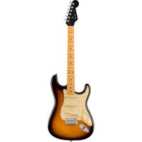 Fender American Ultra Luxe Stratocaster 2-Color Sunburst MN elektrische gitaar met koffer