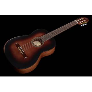 Ortega R55DLX-BFT Family Pro Series Full-size Guitar Bourbon Fade klassieke gitaar met armsteun